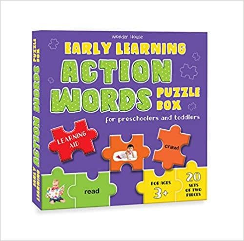 Early Learning Action Words Puzzle Box For Preschoolers And Toddlers - Learning Aid & Educational Toy (Jigsaw Puzzle for Kids Age 3 and Abov