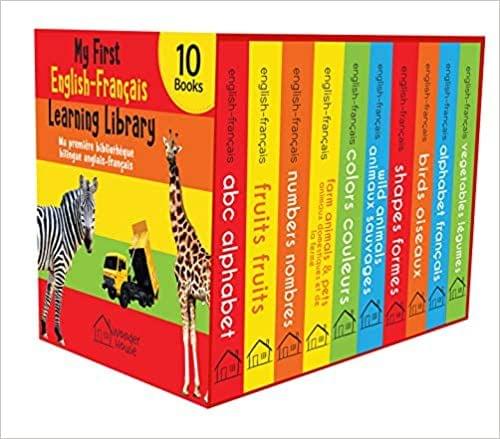 My First English-Fran?ais Learning Library (Ma premi?re biblioth?que bilingue anglais-fran?ais) : Boxset of 10 English - French Board Books