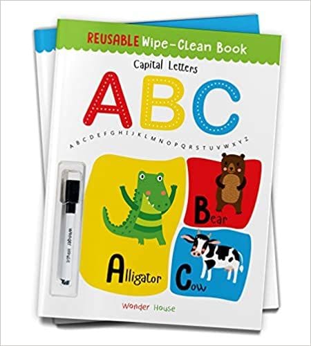 Reusable Wipe And Clean Book - Capital Letters : Write And Practice Capital Letters?