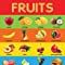 Fruits Chart - Early Learning Educational Chart For Kids: Perfect For Homeschooling, Kindergarten and Nursery Students (11.5 Inches X 17.5 Inches)?