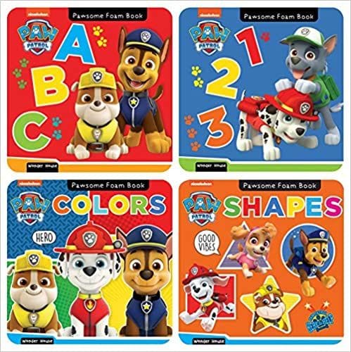 Pawsome Gift Set of Foam Books for Toddlers Paw Patrol Books (Ages 0 to 3 Years)?