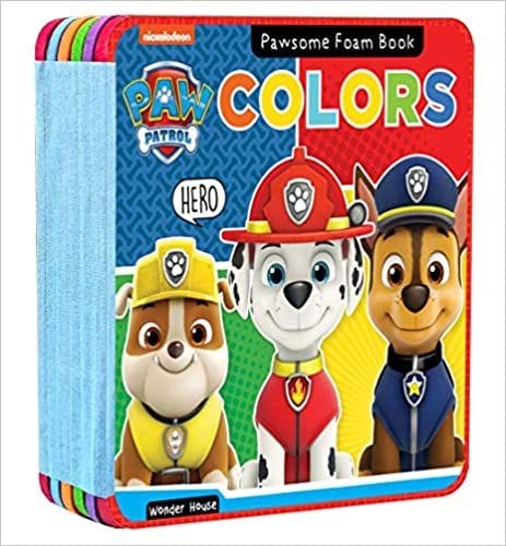 Pawsome Colors Foam Books for Toddlers Paw Patrol Books (Ages 0 to 3 Years)