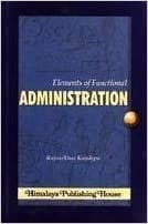 Elements Of Functional Administration