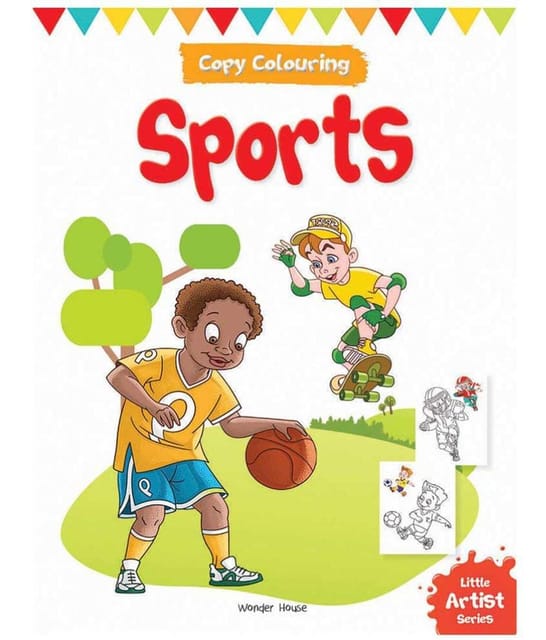 Little Artist Series Sports: Copy Colour Books