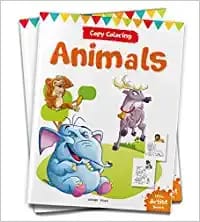 Little Artist Series Animals: Copy Colour Books