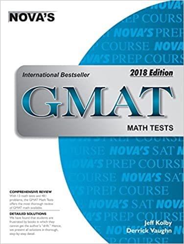 Novas Gmat Math Tests 2018 Edition