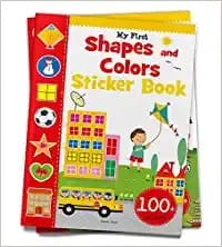 My First Shapes and Colours Sticker Book: Exciting Sticker Book With 100 Stickers