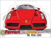 Ferrari Giant Colouring Book For Kids: The Racing Cars