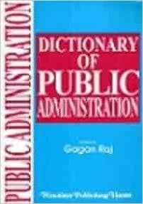 Dictionary of Public Administration