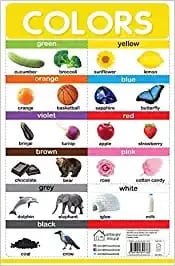 Colors - My First Early Learning Wall Posters: For Preschool, Kindergarten, Nursery And Homeschooling (19 Inches X 29 Inches)