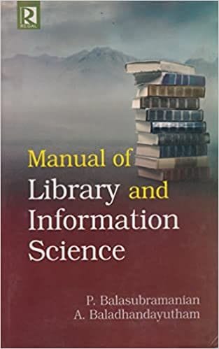 Manual of Library and Information Science