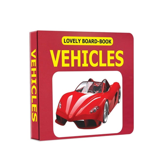 Lovely Board Books - Vehicles : Early Learning Children Book