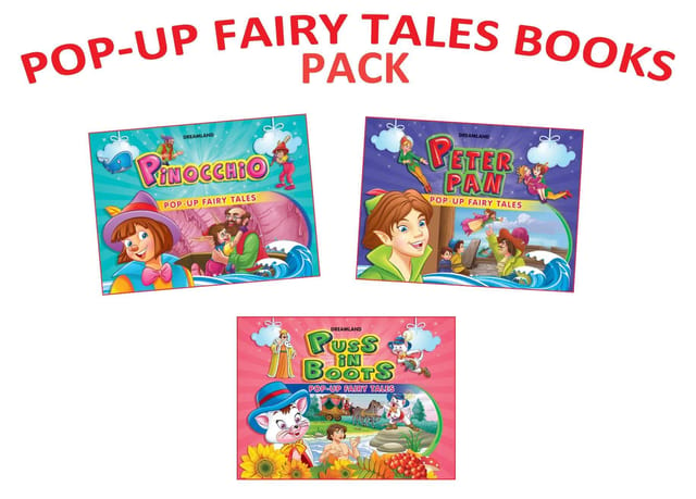 Pop Up Fairy Tales Pack-3 (3 titles) : Story Books Children Book