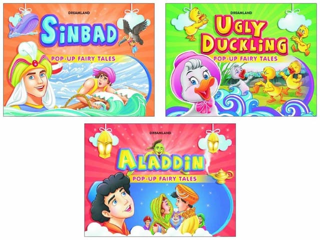 Pop Up Fairy Tales Pack-2 (3 titles) : Story Books Children Book