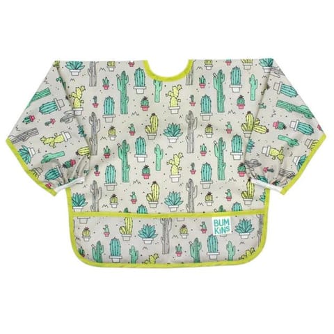 Sleeved Bib: Dinosaurs