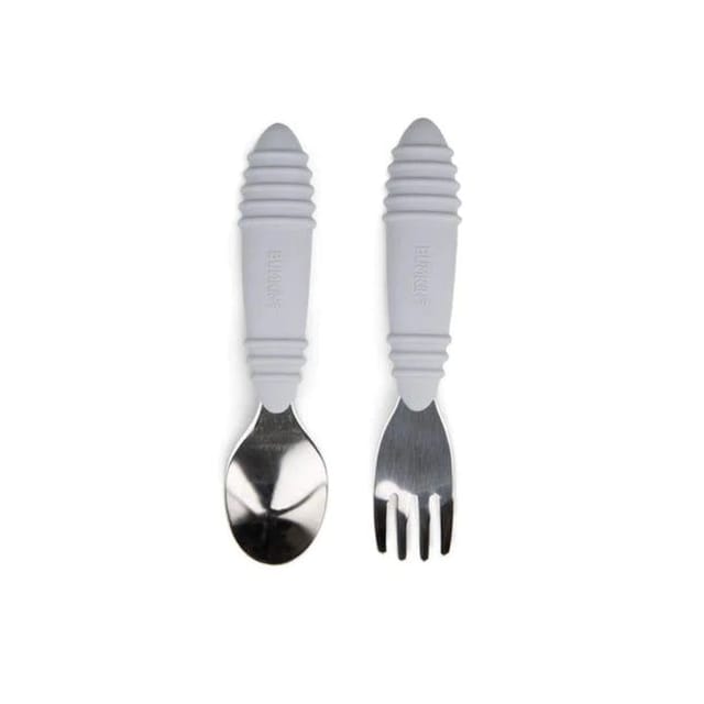 Spoon & Fork Set: Gray