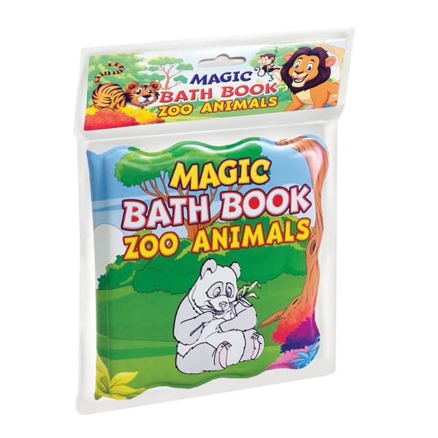 Magic Bath Book - Zoo Animals : Picture Book Children Book