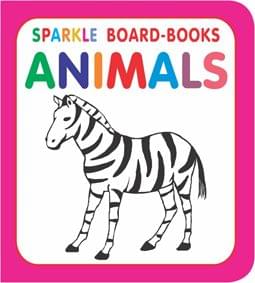 Sparkle Board Book - Animals : Early Learning Children Book