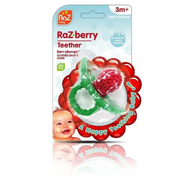 RaZberry  Single Teether - Blue/Green