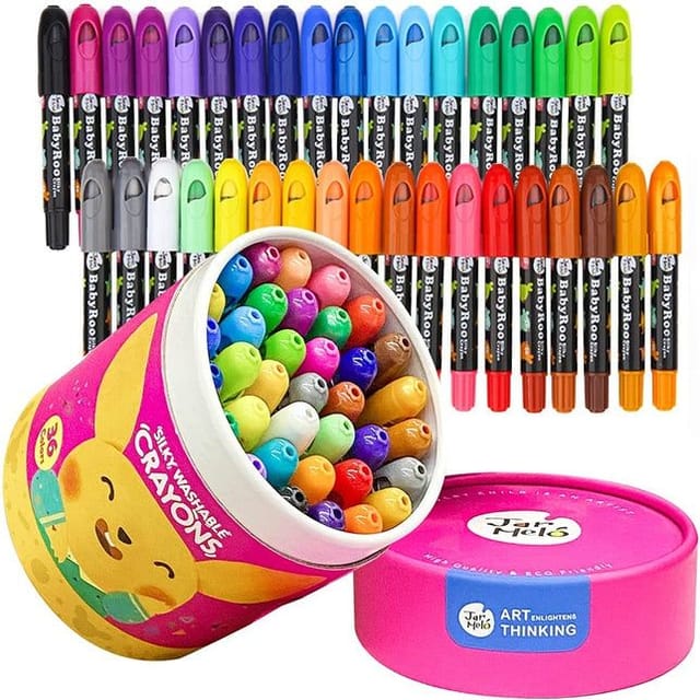 Silky Washable Crayon -Baby Roo 36 Colors