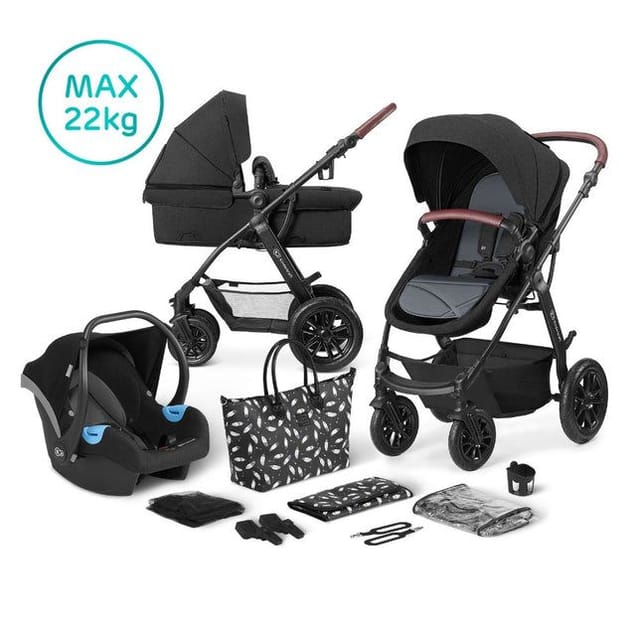 Kinderkraft Xmoov 3In1 Travel System Black