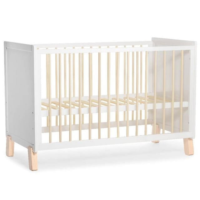 Kinderkraft Nico Wooden Cot White