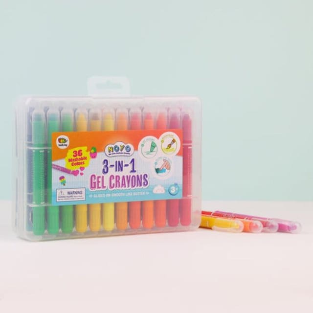 3 In 1 Gel Crayons (36Pack)