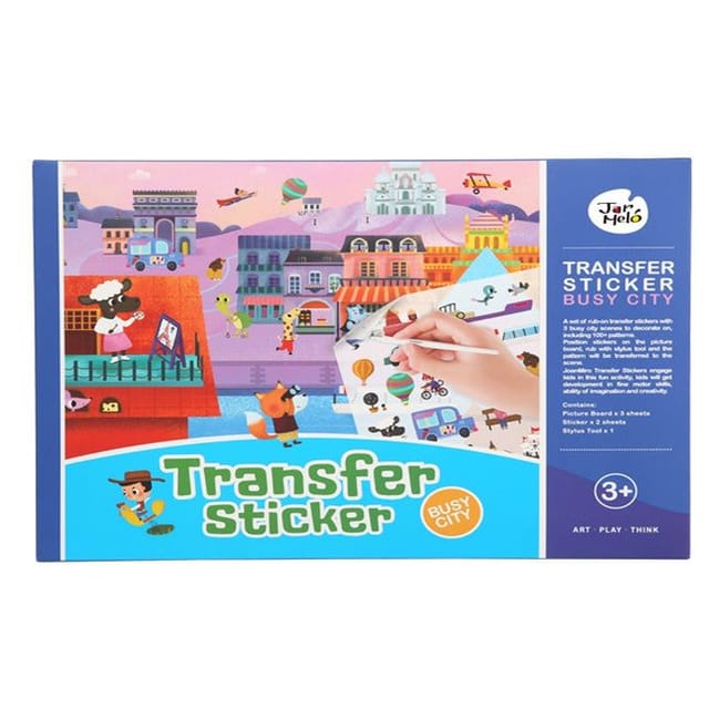 Transfer Sticker Scenes Set -Busy City