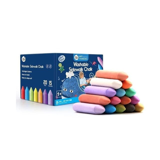 Washable Sidewalk Chalk - - 15 Colors