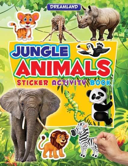 Sticker Activity Book - Jungle Animals : Interactive & Activity  Children Book