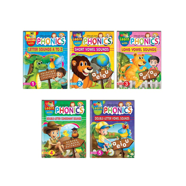 Learn With Phonics Book - Pack (5 Titles) : School Textbooks Children Book