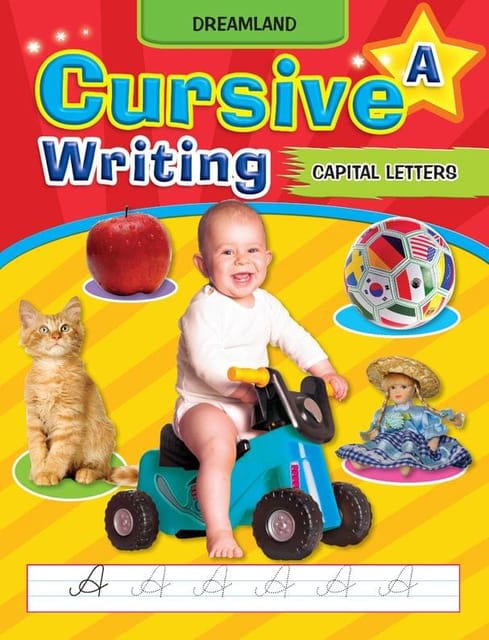 Cursive Writing Book (Capital Letters) Part A : Early Learning Children Book