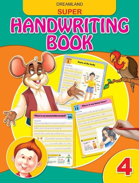 Super Hand Writing Book Part - 4 : Early Learning Children Book