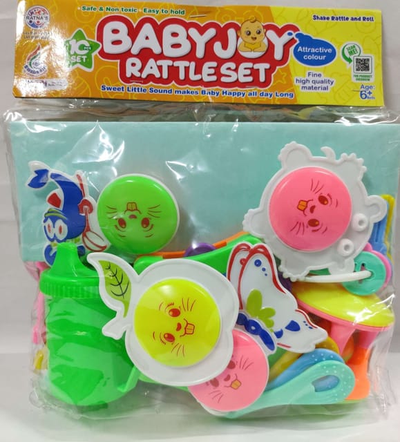 BABY JOY RATTLE SET 10 PCS