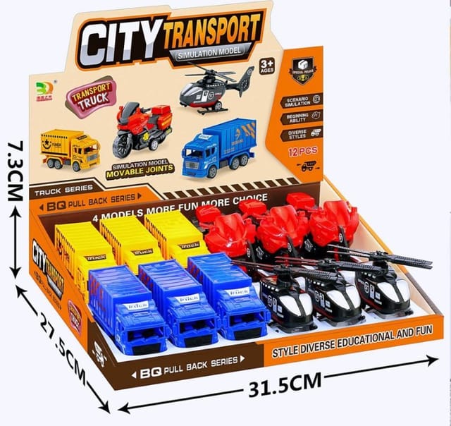 City Transport Push & Pull toys