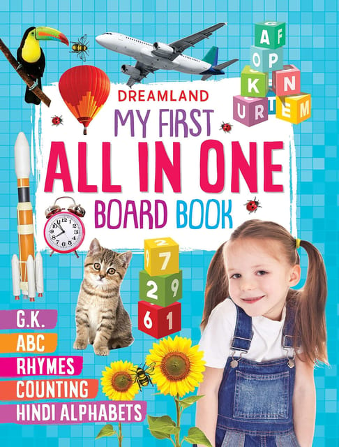 My First All in One Board Book : Early Learning Children Book