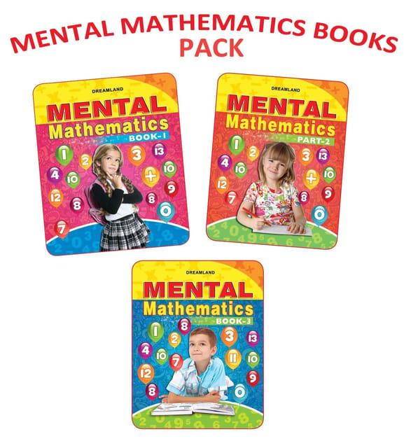 Mental Mathematics (Set -2 ,Book 1,2,3) : School Textbooks Children Book