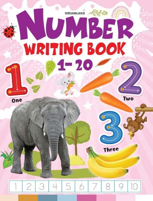 Number Writing Book 1-20 : Early Learning Children Book