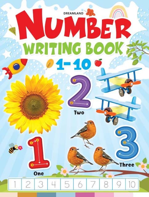 Number Writing Book 1-10 : Early Learning Children Book