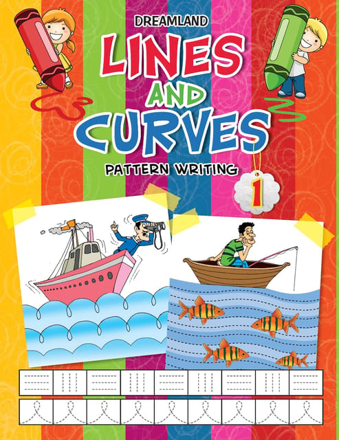 Lines and Curves (Pattern Writing) Part 1 : Early Learning Children Book