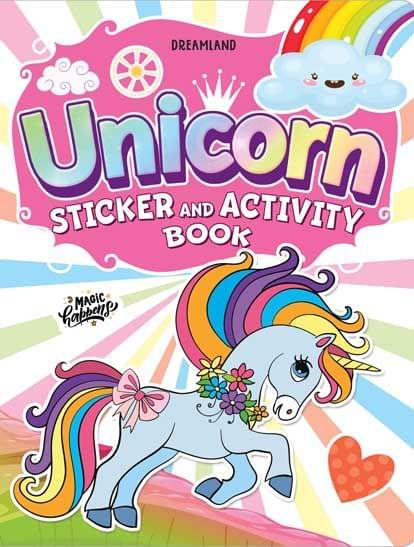 My Magical Unicorn Sticker and Activity Book for Children Age 3 - 8 Years - With Bright Stickers to Decorate : Interactive & Activity  Children Book