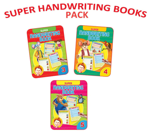 Super Handwriting Books pack 2(3 Titles) : Early Learning Children Book