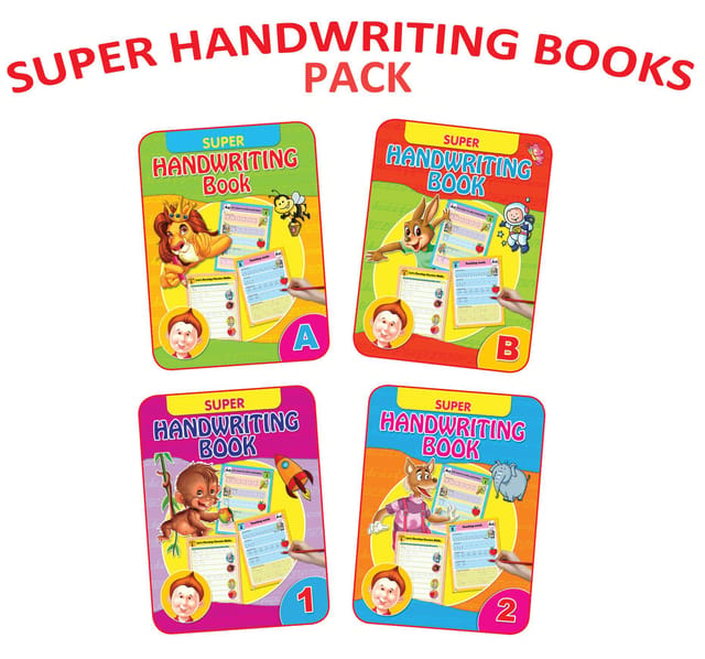 Super Handwriting Books pack 1(4 Titles) : Early Learning Children Book