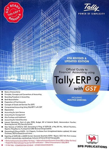 Official Guide To Financial Acc. Using Tally.Erp 9 With Gst