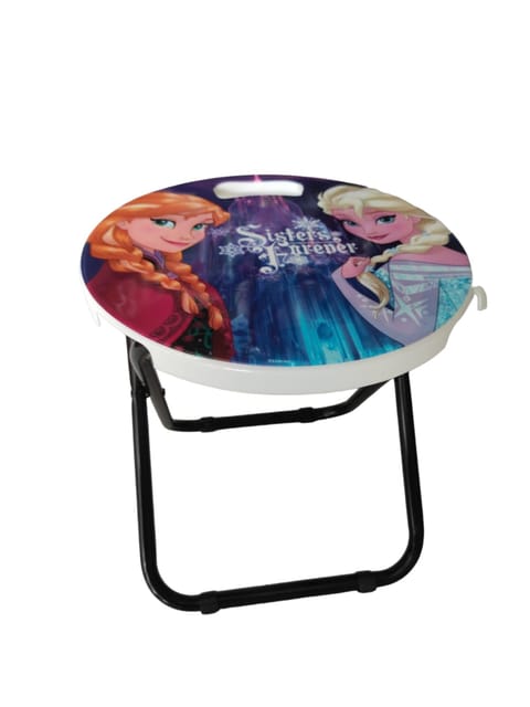 Foldable Round Study Table For Kids