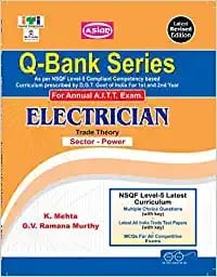 Up-Todate Q-Bank Electrician (Mcq Sol. Paper) (Nsqf - 5 Syll.) 1St & 2Nd Yr.