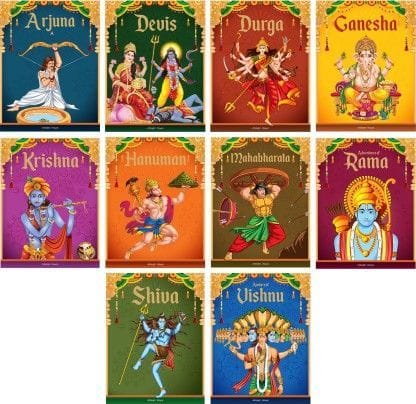 Tales from Indian Mythology (Collection of 10 Books) Story Books for Kids