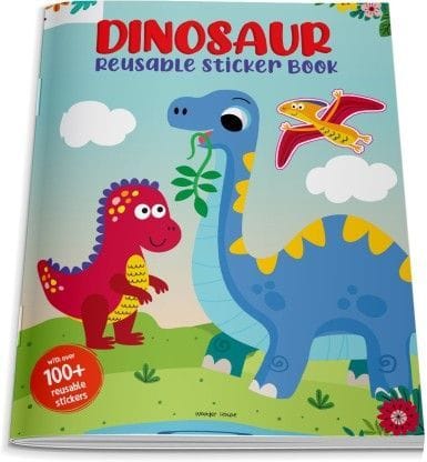 Dinosaur World Reusable Sticker Book for Chindren?