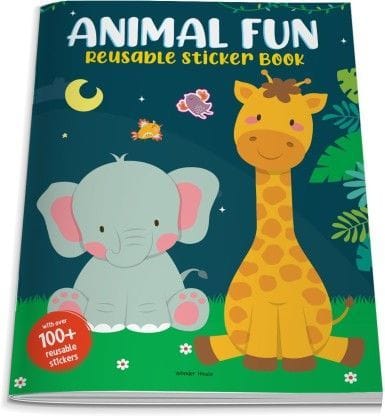 Animal Fun Reusable Sticker Book for Children?