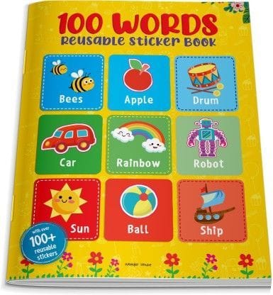 100 Words Reusable Sticker Book for Children?